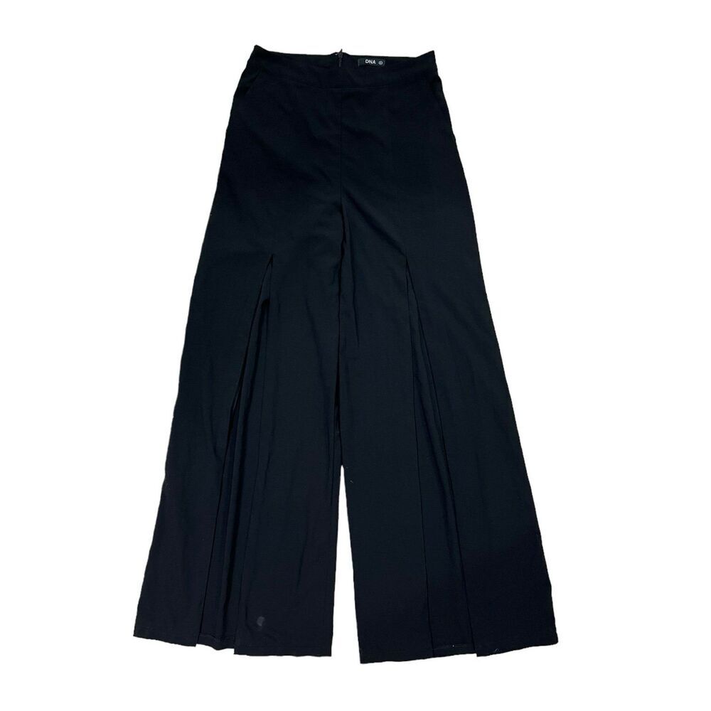 DNA Black Split Hem Pants S